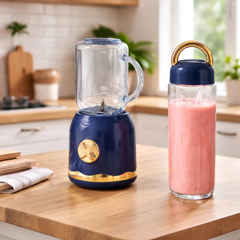 Mini Liquidificador Portátil 3 em 1 – Praticidade, Estilo e Saúde em Qualquer Lugar