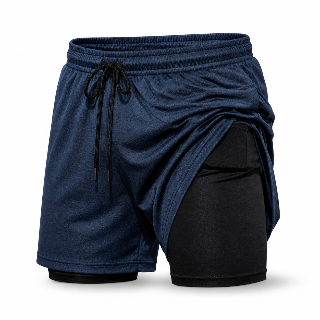 Shorts 2 em 1 Dry Fit Vida Potente — Compre 1, Leve 2