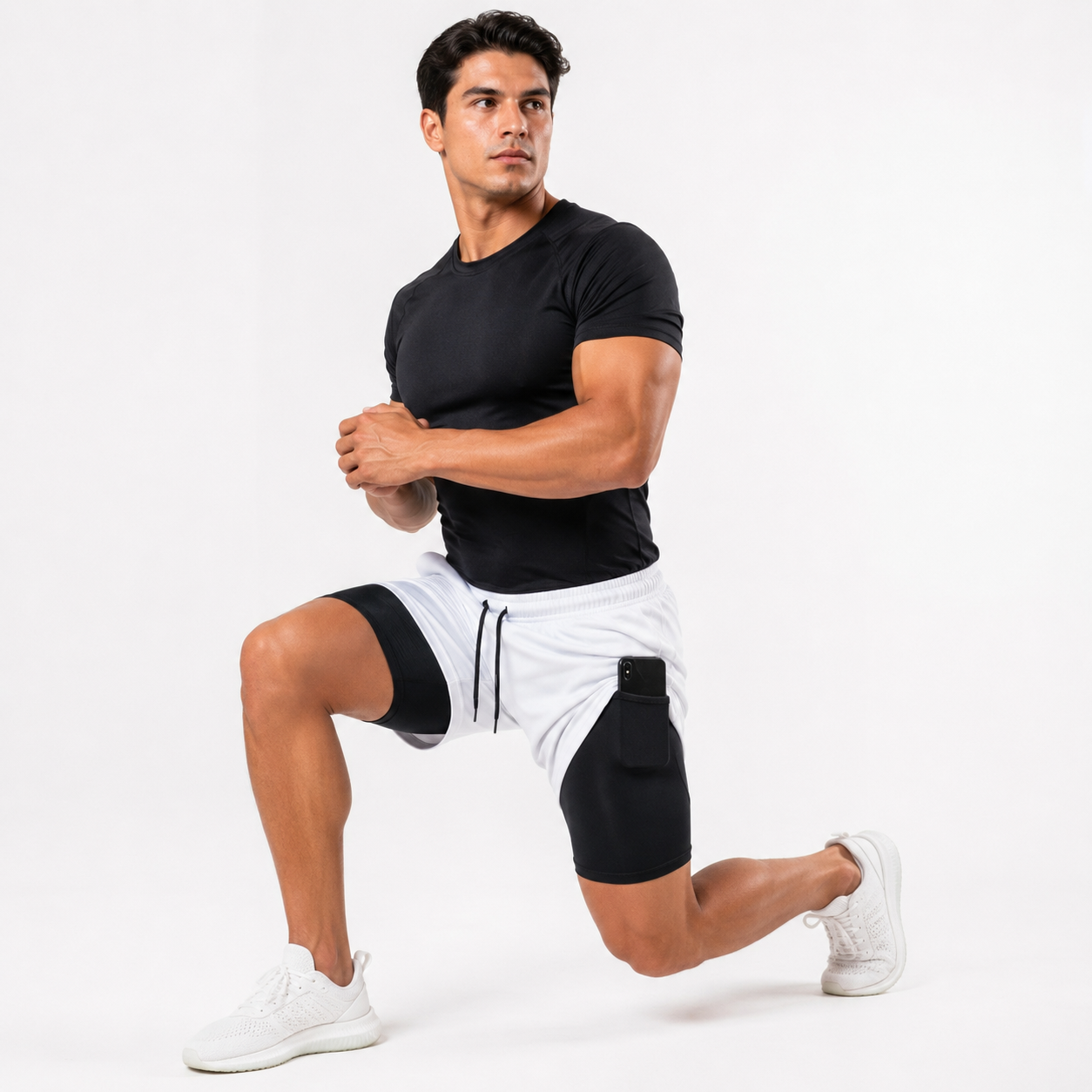 Shorts 2 em 1 Dry Fit Vida Potente — Compre 1, Leve 2