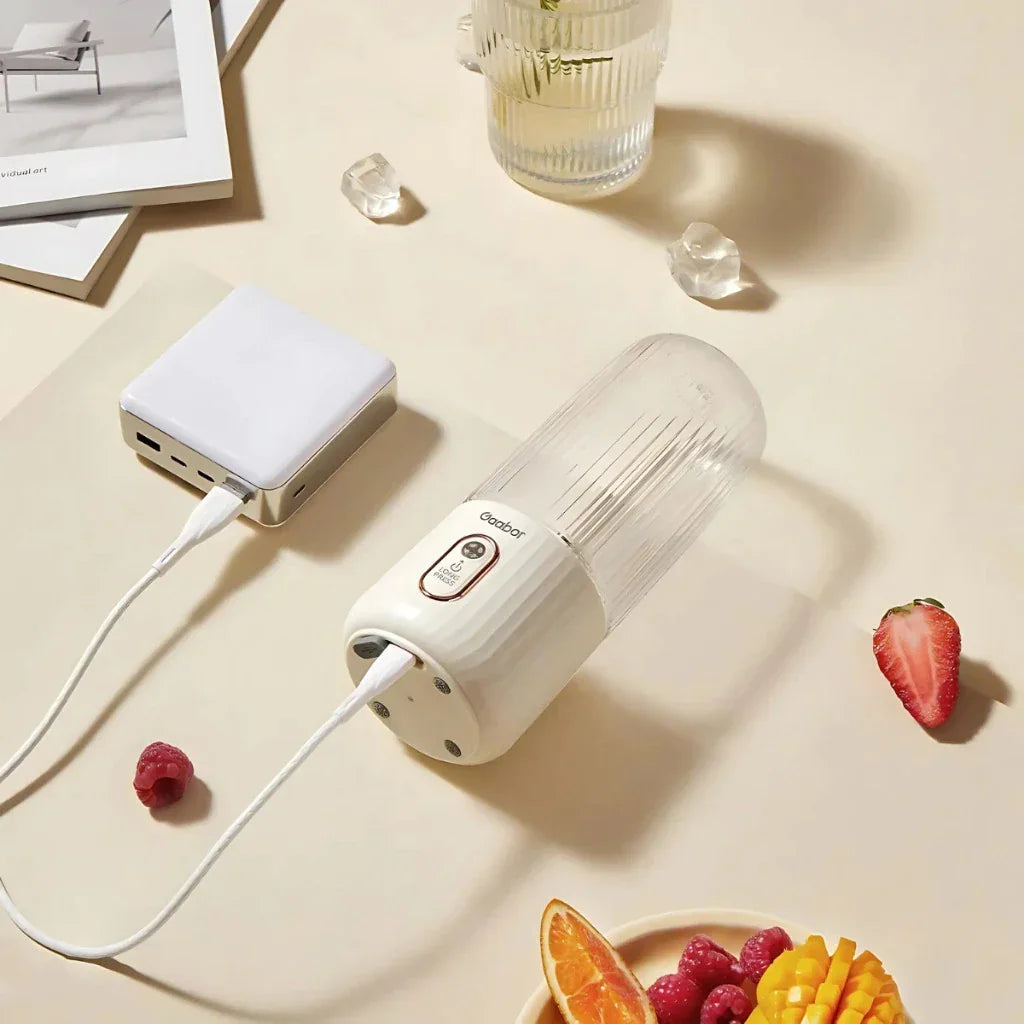 Mini Liquidificador Portátil Gaabor USB 2 Copos Blender | Vida Potente