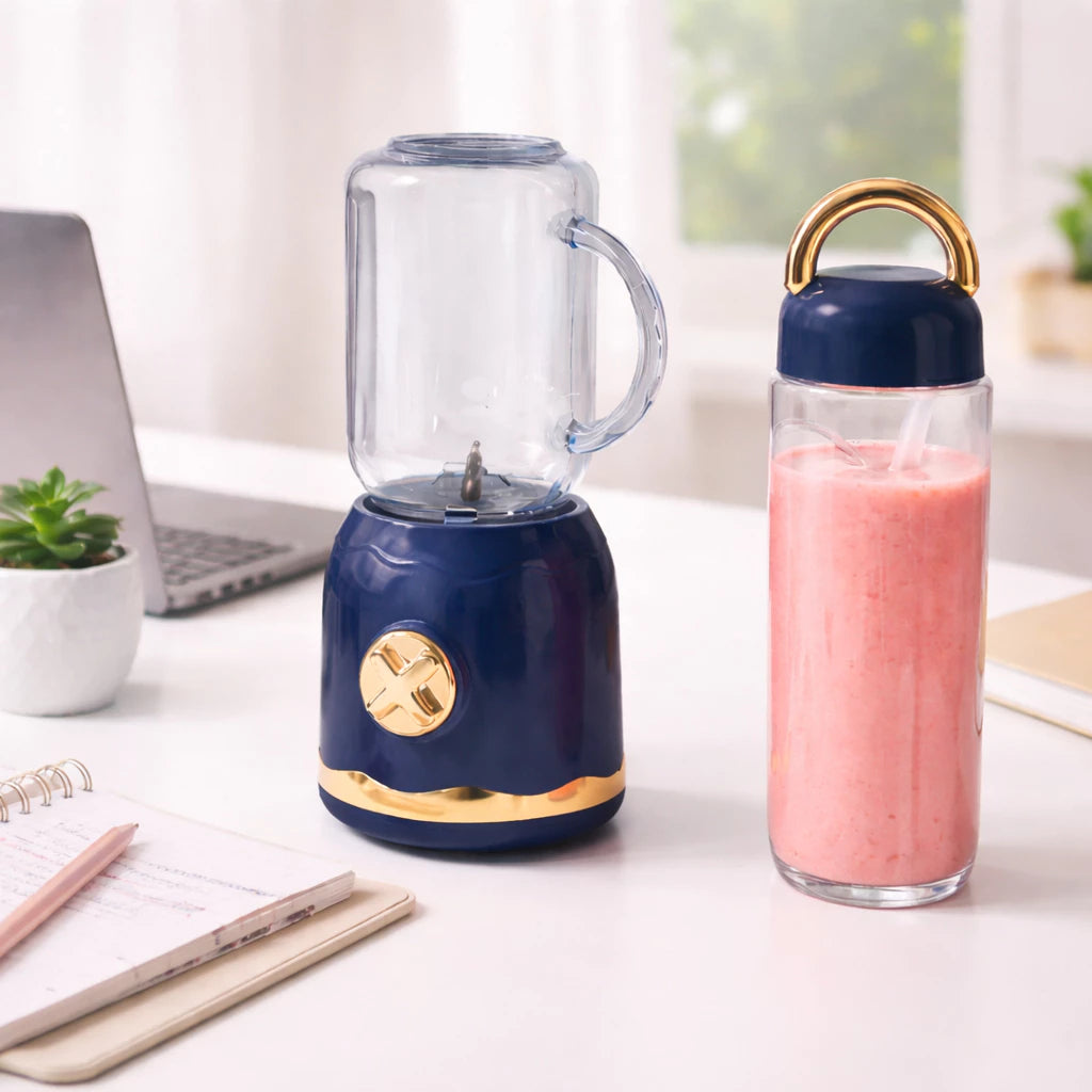Mini Liquidificador Portátil 3 em 1 – Praticidade, Estilo e Saúde em Qualquer Lugar