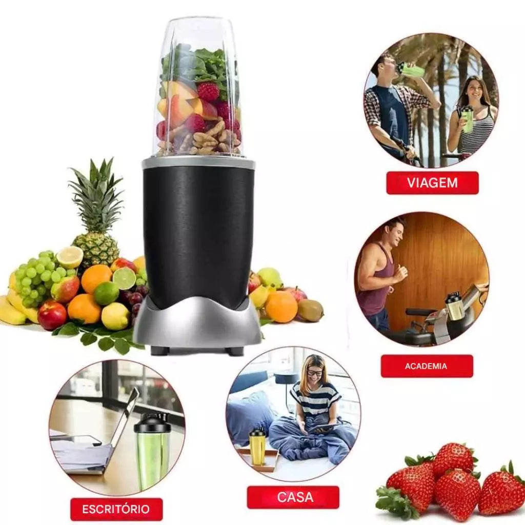 Personal Blender Portátil 900W Shake e Smoothie | Vida Potente