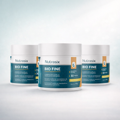 Combo com 3 Bio Fine 150g cada Sabor Frutas Cítricas