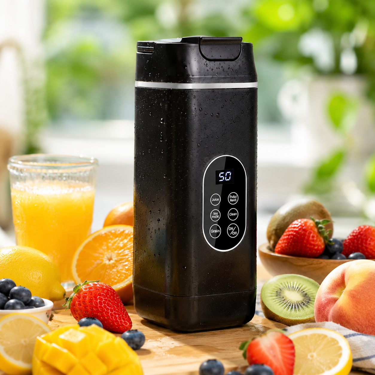 Liquidificador Portátil USB 12 Lâminas 420ML Turbo | Vida Potente