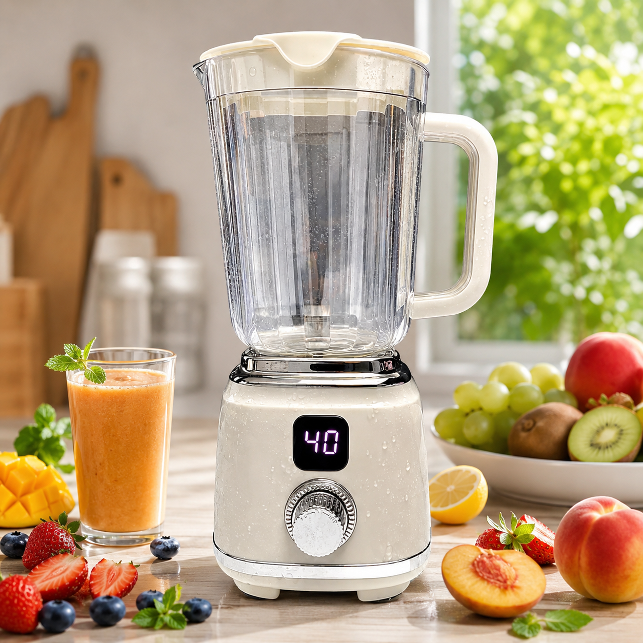 Liquidificador Portátil USB 600ML 10 Lâminas Turbo | Vida Potente