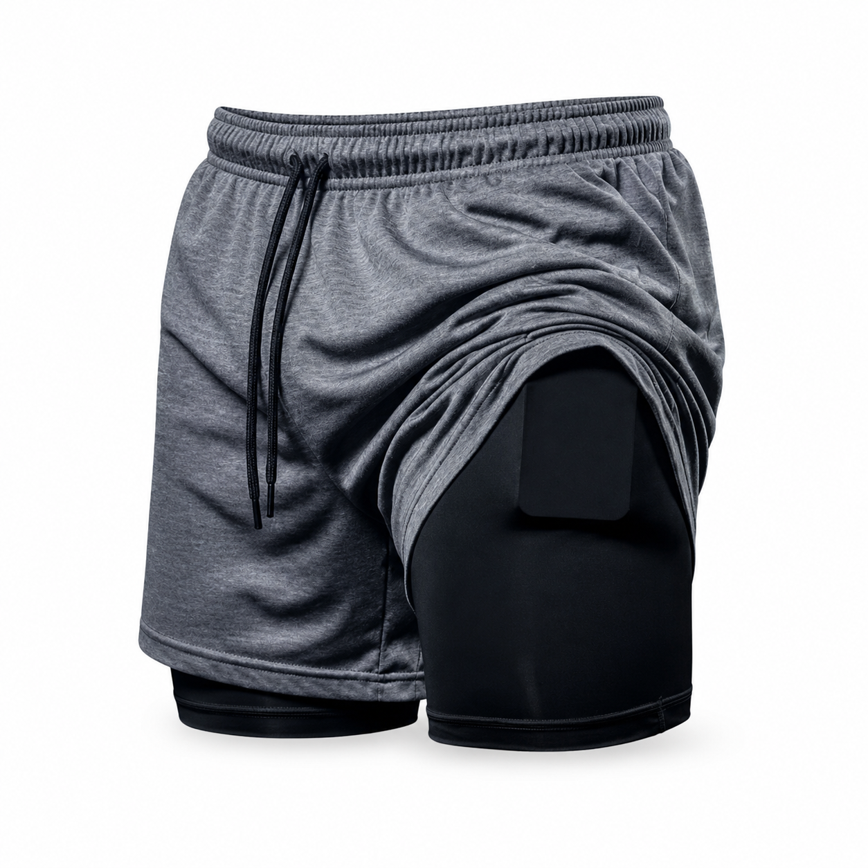 Shorts 2 em 1 Dry Fit Vida Potente — Compre 1, Leve 2