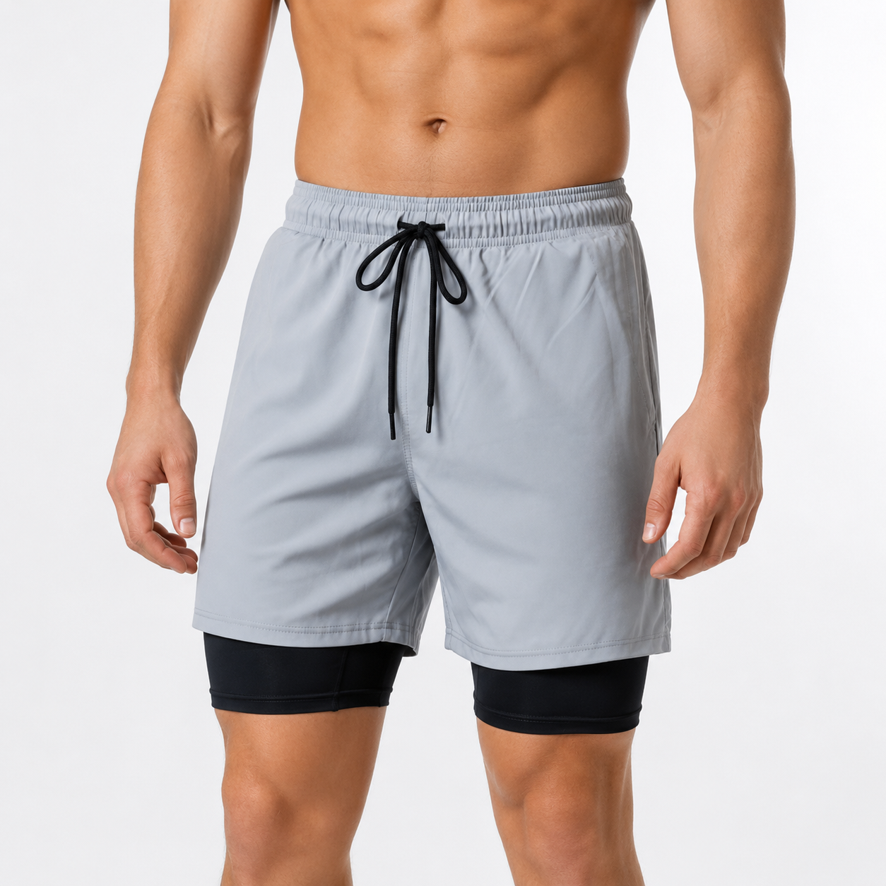 Shorts 2 em 1 Dry Fit Vida Potente — Compre 1, Leve 2