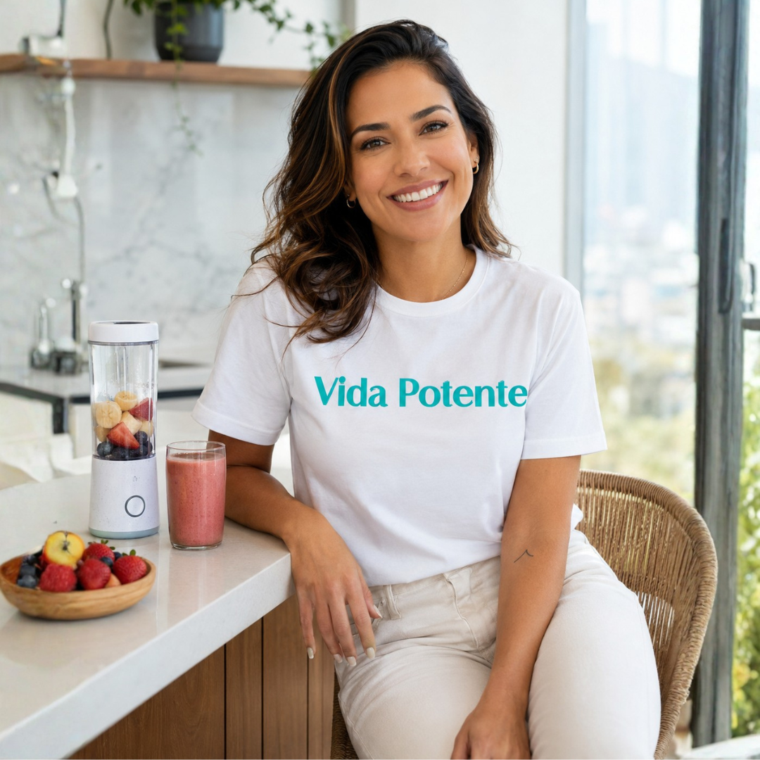 Vida Potente - rotina saudável com liquidificador portátil