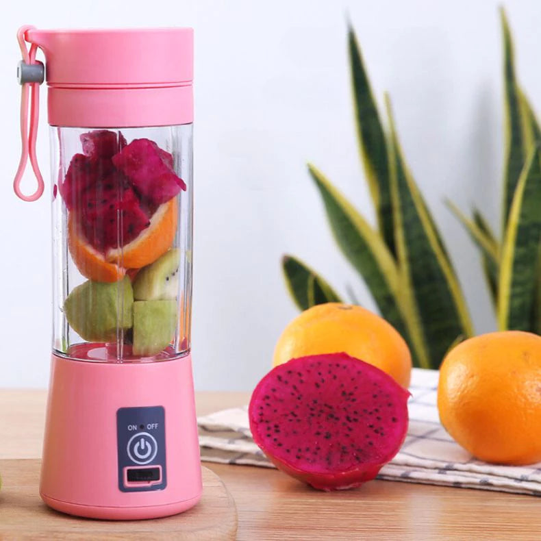 Mini Liquidificador Portátil USB 6 Lâminas Shake e Smoothie | Vida Potente