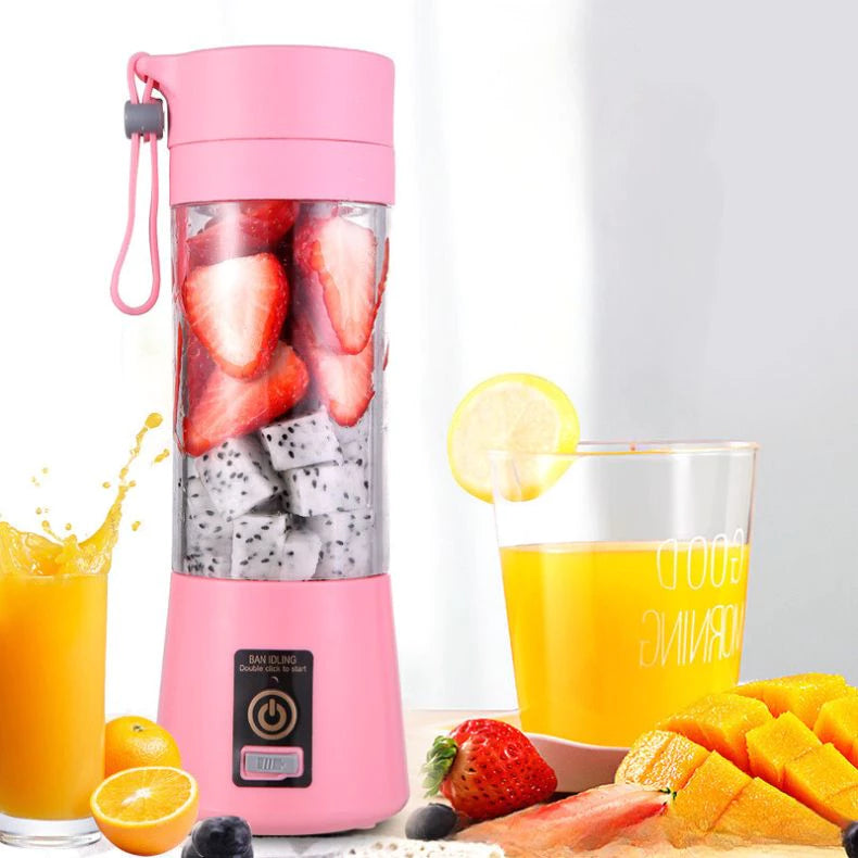 Mini Liquidificador Portátil USB 6 Lâminas Shake e Smoothie | Vida Potente