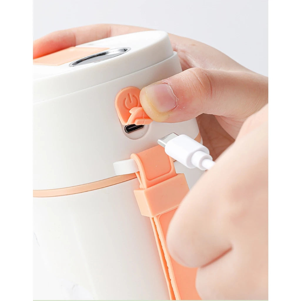 Copo Liquidificador Portátil USB 10 Lâminas LED 349ML | Vida Potente