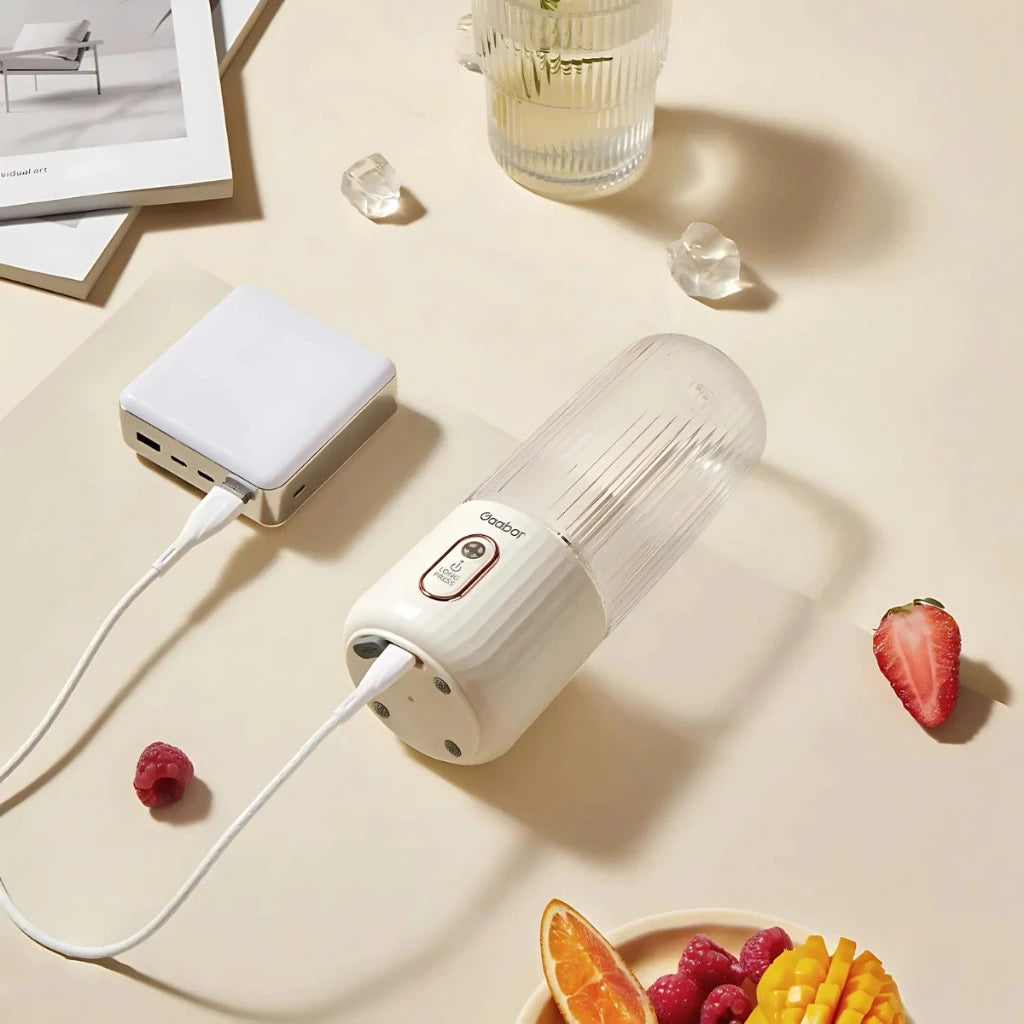 Mini Liquidificador Portátil Gaabor USB 2 Copos Blender | Vida Potente