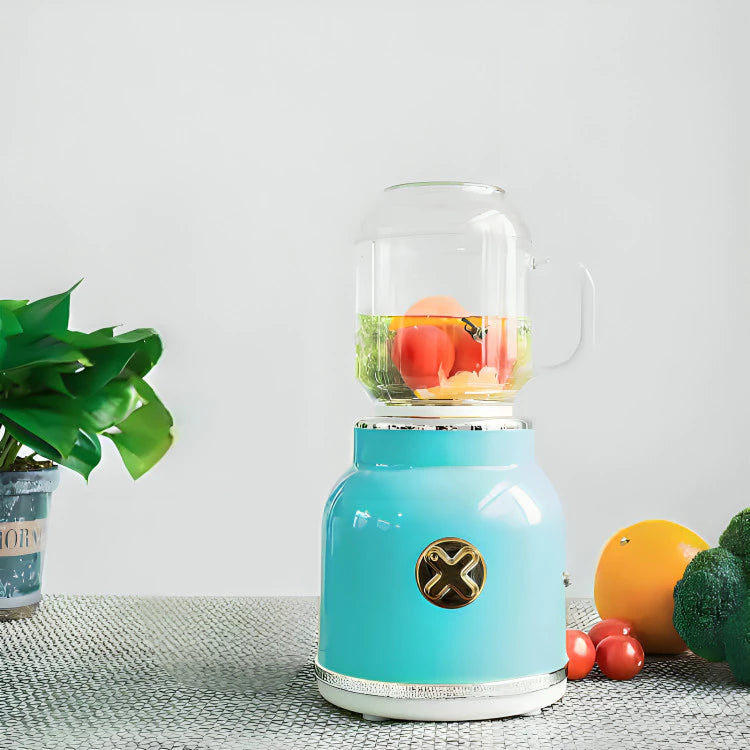 Mini Juicer Portátil USB 10 Lâminas 500ML Retrô | Vida Potente